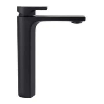 Monomando Alto Para Lavabo Urrea Jym 9440jm.2 Negro Mate