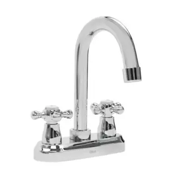Mezcladora de Lavabo Taladros Juntos Bar Alto Dica 4034 Cromo