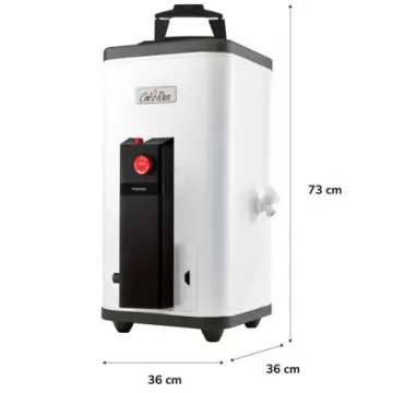 Calentador Para Agua de Paso Calorex Poderus 09 Gas Natural 3270505 Blanco
