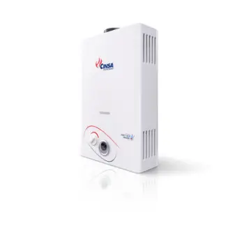 Calentador Para Agua Instantaneo Cinsa Cin-06 B Para Gas Natural Blanco