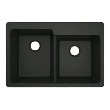 Tarja Doble Moen Bajo Cubierta 72x45 Ggb3024b Granito