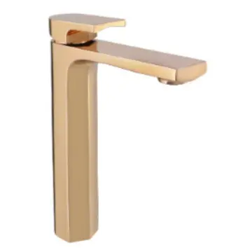 Monomando Alto Para Lavabo Urrea Jym 9440jm.7 Rose Gold