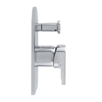 Monomando Para Regadera Con Desviador Urrea Jym 9441jm Cromo