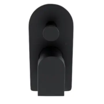 Monomando Para Regadera Con Desviador Urrea Jym 9441jm.2 Negro Mate