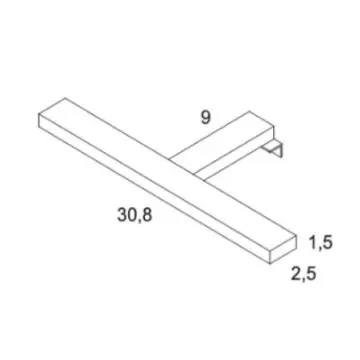 Luminaria Esbano Pandora (30.8 X 1.5 X 2.5 Centímetros) 2005