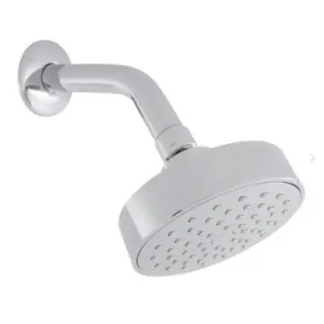 Regadera de Cebolla Redonda Con Brazo Y Chapetón Urrea 3018b Cromo