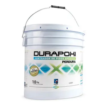 Junteador Epoxico Perdura Durapoxi Cubeta de 10kg Rojo