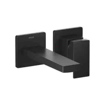 Monomando A Muro Para Lavabo Moen Ts6832bl Negro Mate