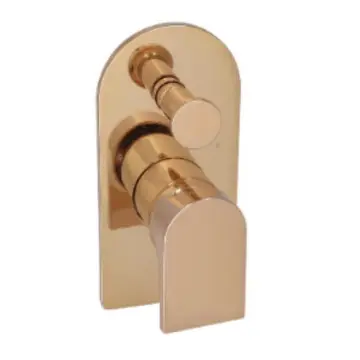 Monomando Para Regadera Con Desviador Urrea Jym 9441jm.7 Rose Gold