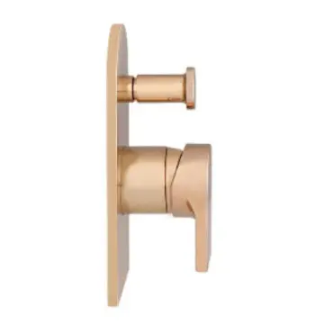 Monomando Para Regadera Con Desviador Urrea Jym 9441jm.7 Rose Gold