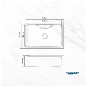 Tarja de Empotrar Eb Técnica Alessia 1 Tina 75.3x50.3 A29198a