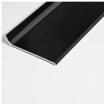 Zoclo Tiles Negro Brillo  6cm X 2.5m Lzoclonb