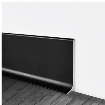 Zoclo Tiles Negro Brillo  6cm X 2.5m Lzoclonb