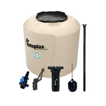 Tinaco Plus Rotoplas de 2000l. Equipado Con Filtro Y Accesorios 500474 Beige