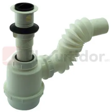 Céspol Flexible Con Bote Para Lavabo Fleximatic 2226 Blanco