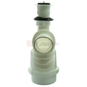 Céspol Flexible Con Bote Para Lavabo Fleximatic 2226 Blanco