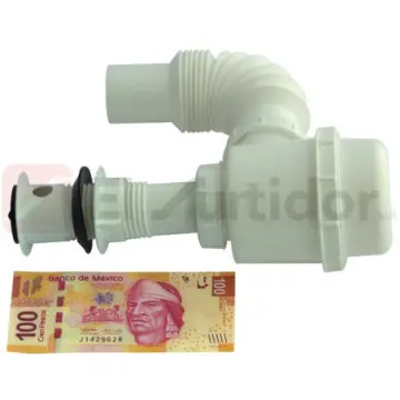 Céspol Flexible Con Bote Para Lavabo Fleximatic 2226 Blanco