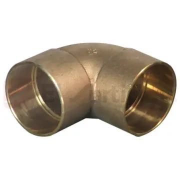 Codo Urrea 75x90 707-90 Cobre