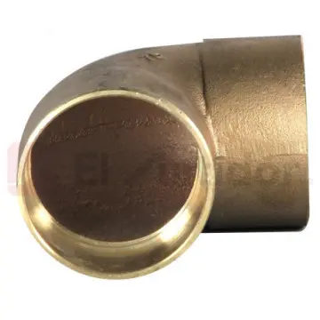 Codo Urrea 75x90 707-90 Cobre