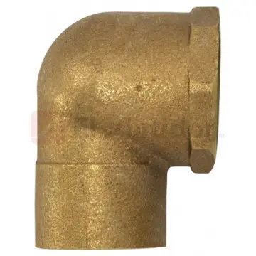 Codo Urrea Rosca Interior 38x90 707-3-90 Cobre