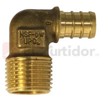 Codo Pex Urrea Rosca Exterior 13x90 707490pex13