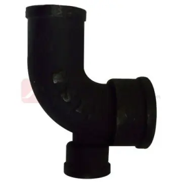 Codo Fofo Tisa Con Salida Alta 100x90 Negro