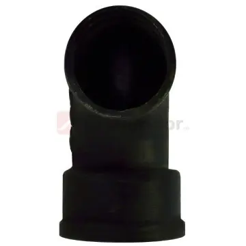 Codo Fofo Tisa Con Salida Alta 100x90 Negro