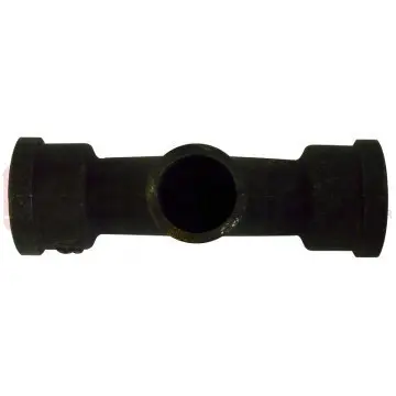 Codo Fofo Con Salida Doble Tisa 51x90 Negro