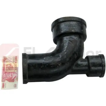 Codo Fofo Con Salida Baja Tusa 100x90 Negro