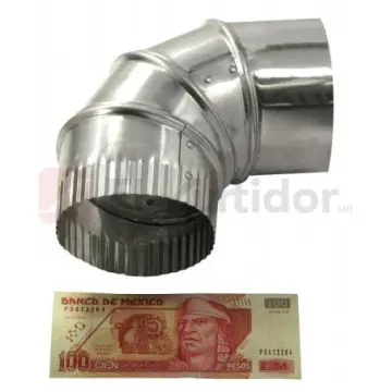 Codo Ajustable Aluminio Miber 100 Dca-4