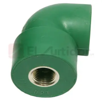 Codo 90 º Rosca Interior Tuboplus 32x1/2 200026 Verde