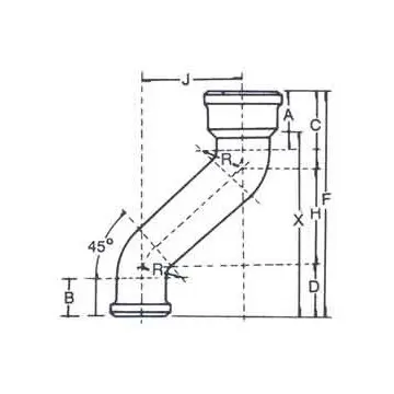 Desvio Fofo Tisa 51x100 mm Negro