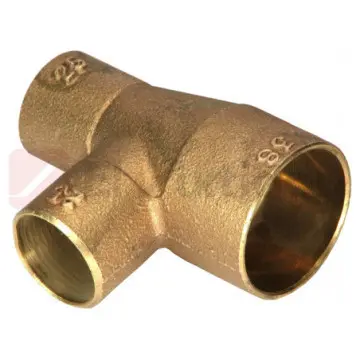 Tee Reducción de Cobre Urrea 38x25x25mm 711-r