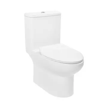 Sanitario Orion Viesca Tz2053a021 4.8 Litros Con Asiento 1 Pieza Elongado Blanco