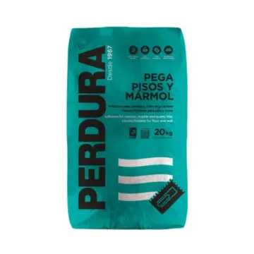 Pega Pisos Y Mármol Perdura Gris 20kg