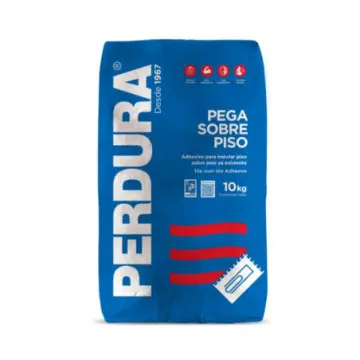 Pega Piso Sobre Piso Perdura Blanco 10kg