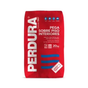 Pega Piso Sobre Piso Interiores Perdura Blanco 20kg