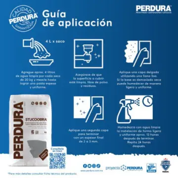 Estuco Obra Perdura 20kg Blanco