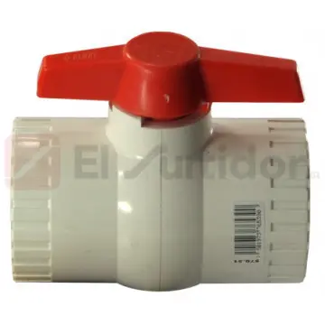 Válvula de Esfera Roscable Pvc Urrea 570.51 Blanco