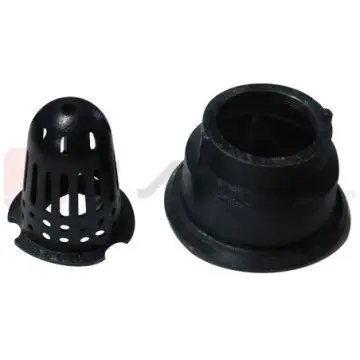 Coladera de Piso Urrea de Azotea Con Cúpula 144 Negra