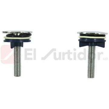 Juego de Cubre Taladros Para Lavabo Urrea 2401 - Cromo