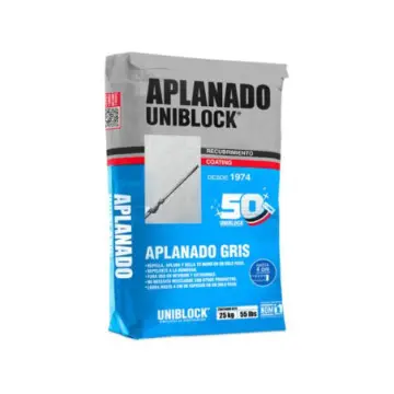 Aplanado Gris 31949 Uniblock 25 Kg Gris