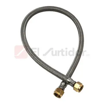 Alimentador Para Gas Miber IG 3/8fx3/8fx60 Migg-a060 Acero Inoxidable