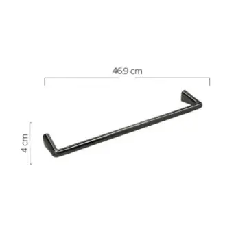 Toallero Barra Urrea Corto Medameda Md.09.12 Metal Black