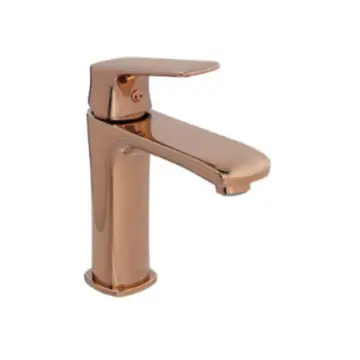 Monomando Corto Para Lavabo Urrea Cassia 9433lu.7 Rose Gold
