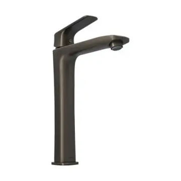 Monomando Alto Para Lavabo Urrea Cassia 9435lu.6 Gun Metal