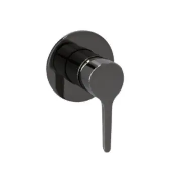 Monomando Para Tina / Regadera Urrea Medameda 9464md.12 Metal Black