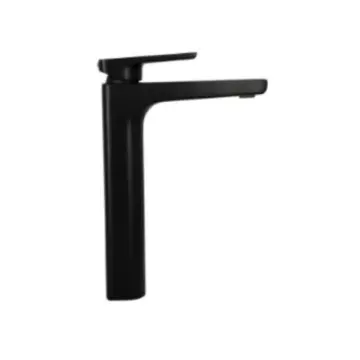 Monomando Alto Para Lavabo Urrea Quadro 2 9457qu.2 Negro Mate