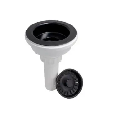 Contracanasta Para Fregadero Miber Cen-b Negro Mate