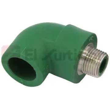 Codo de 90ordm Con Rosca Exterior Tuboplus 25x1/2